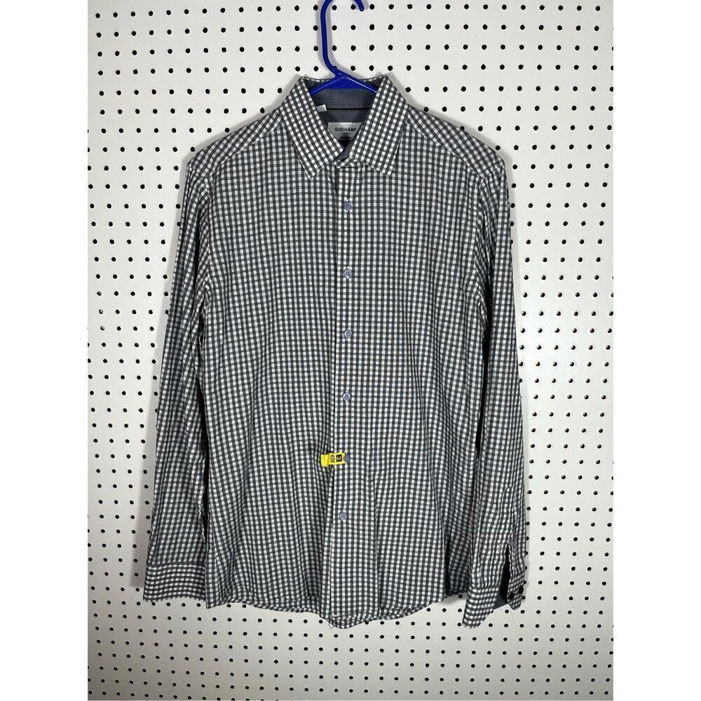 Duchamp London textured button down shirt size M